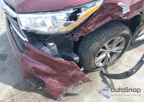 2014 Toyota Highlander Xle V6 z USA, uszkodzony, nr VIN 5TDKKRFH3ES016749